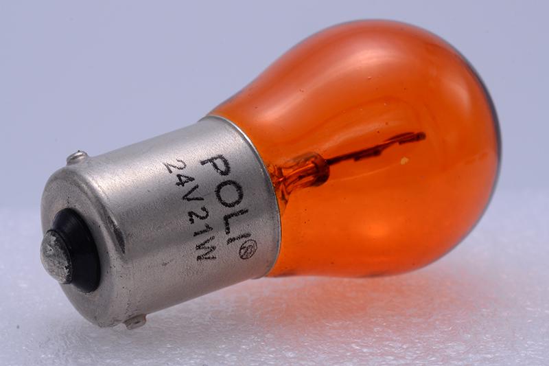 Single filament bulb 12V - P21W 21W - 2 pcs - BOSCH PURE LIGHT – DAC Srl